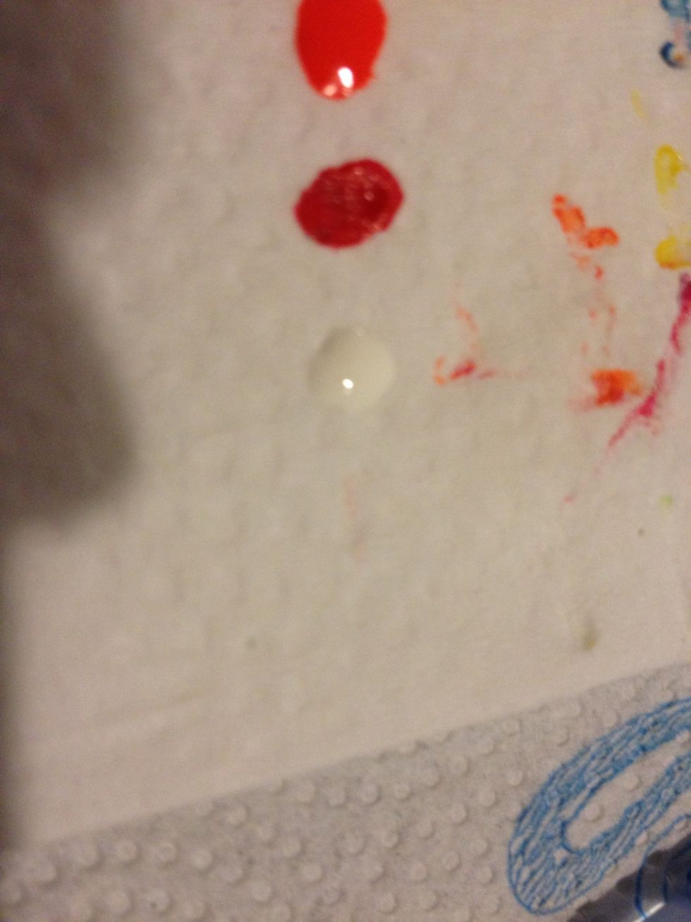 Take white nail polish