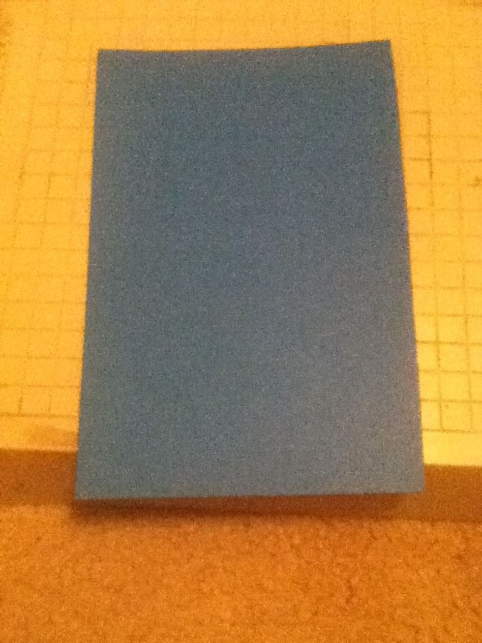 Take your card stock and cut it to 8in x 4in