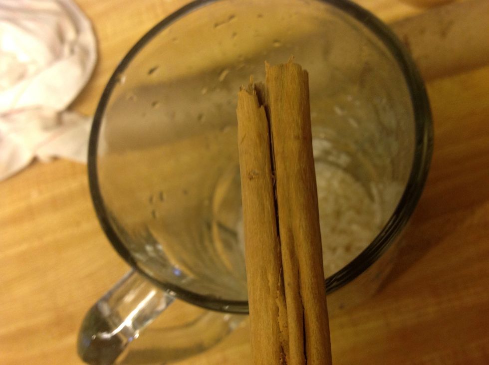 Take your cinnamon stick...