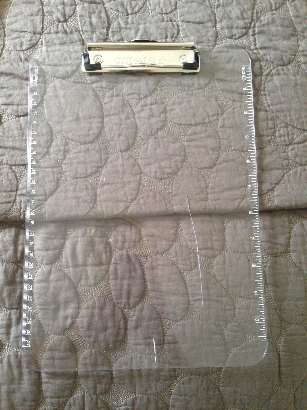 Take your clip board