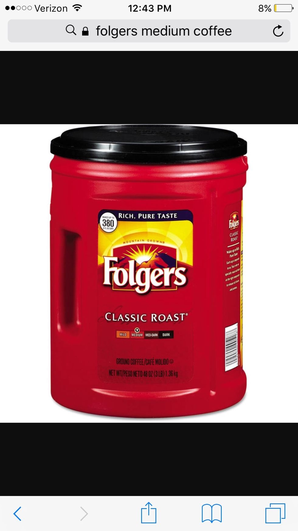 Take your coffee and put 3 spoons of it into your filter