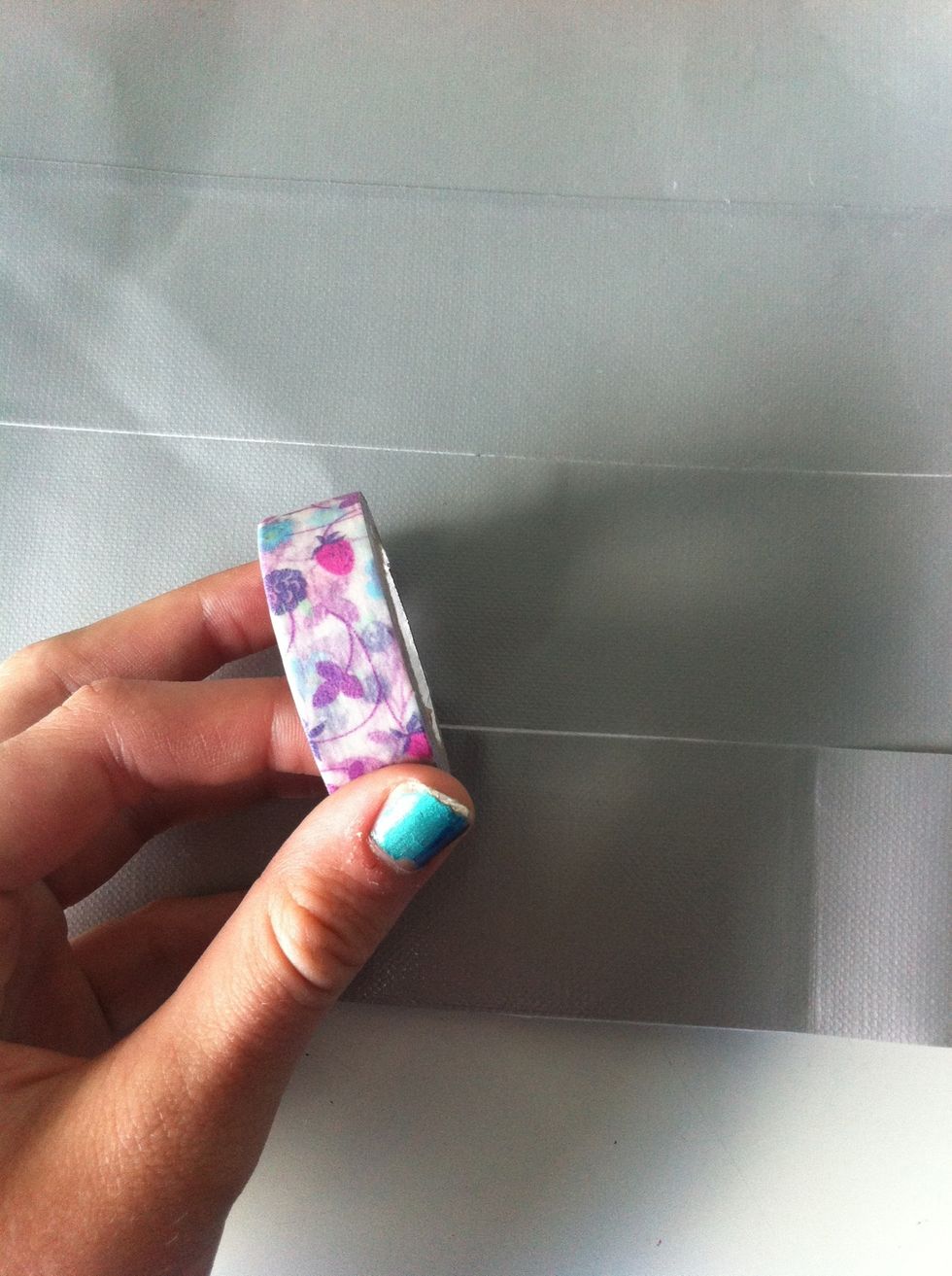 Take your colored tape...