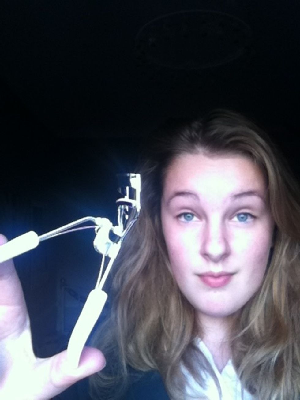 Take your eyelash curler - it might be a bit different to mine