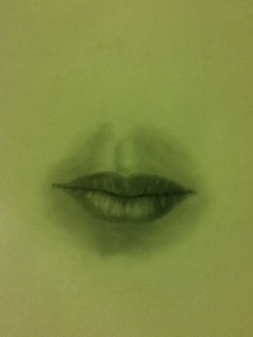 Take your F pencil and make darker areas like this! YOUR FINISHED!