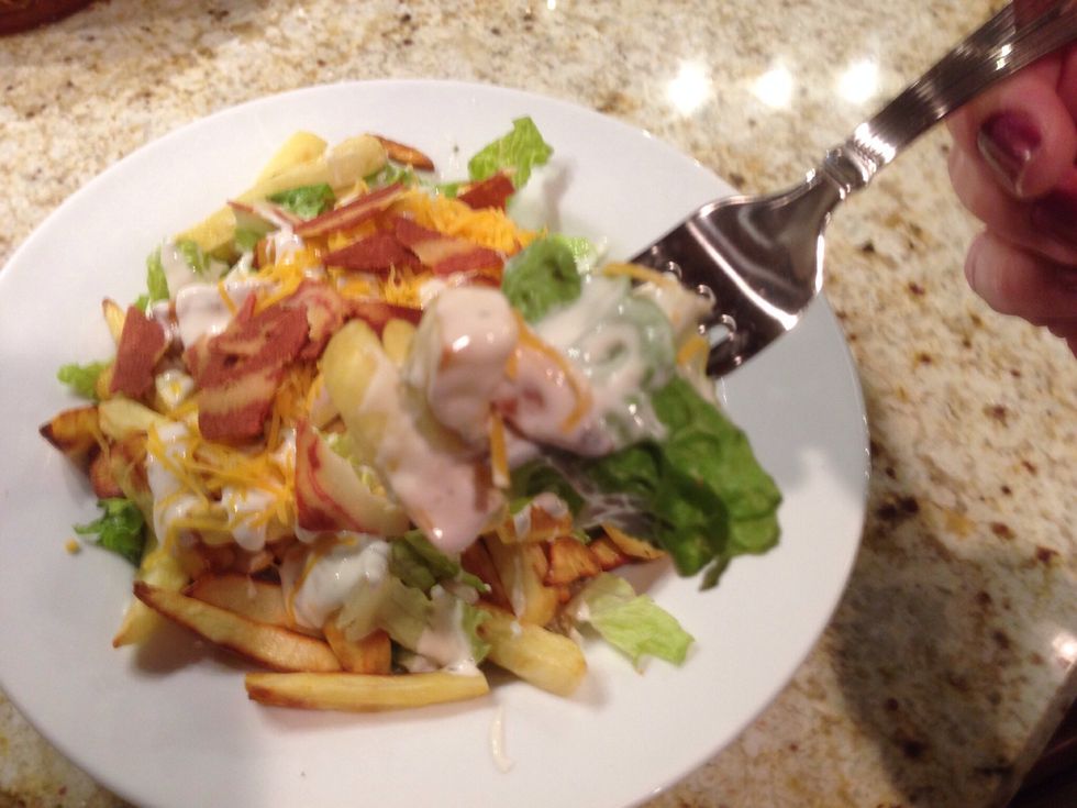 Take your first delicious bite!