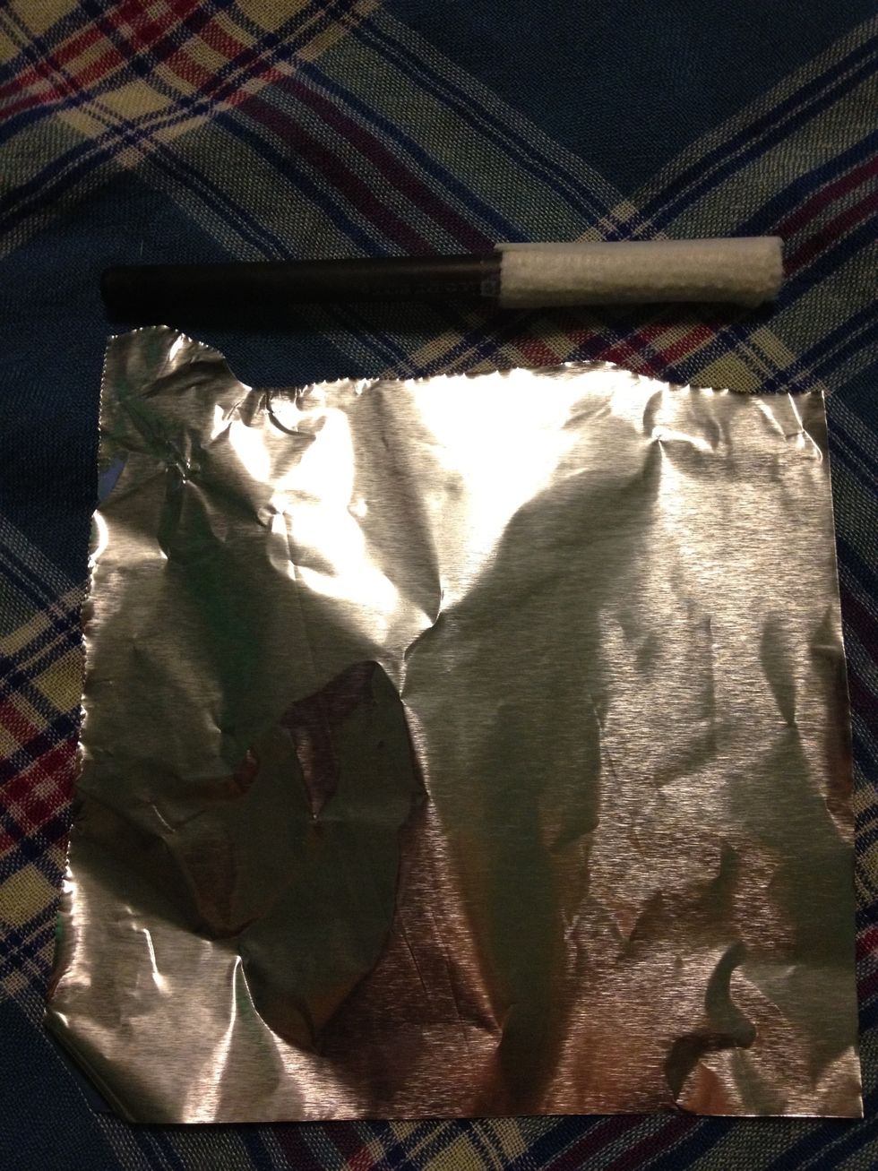 Take your foil piece