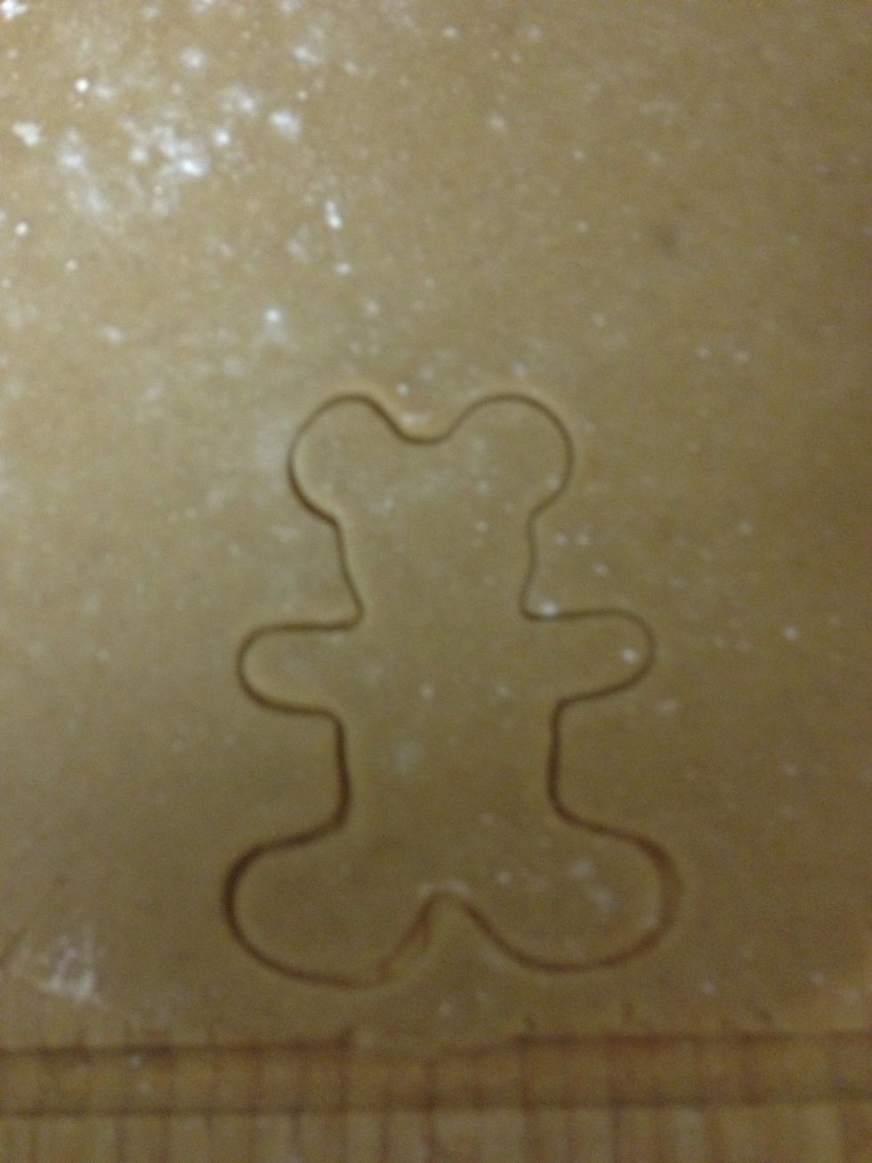 Take your included cookie cutter and cut out your Mickey :)