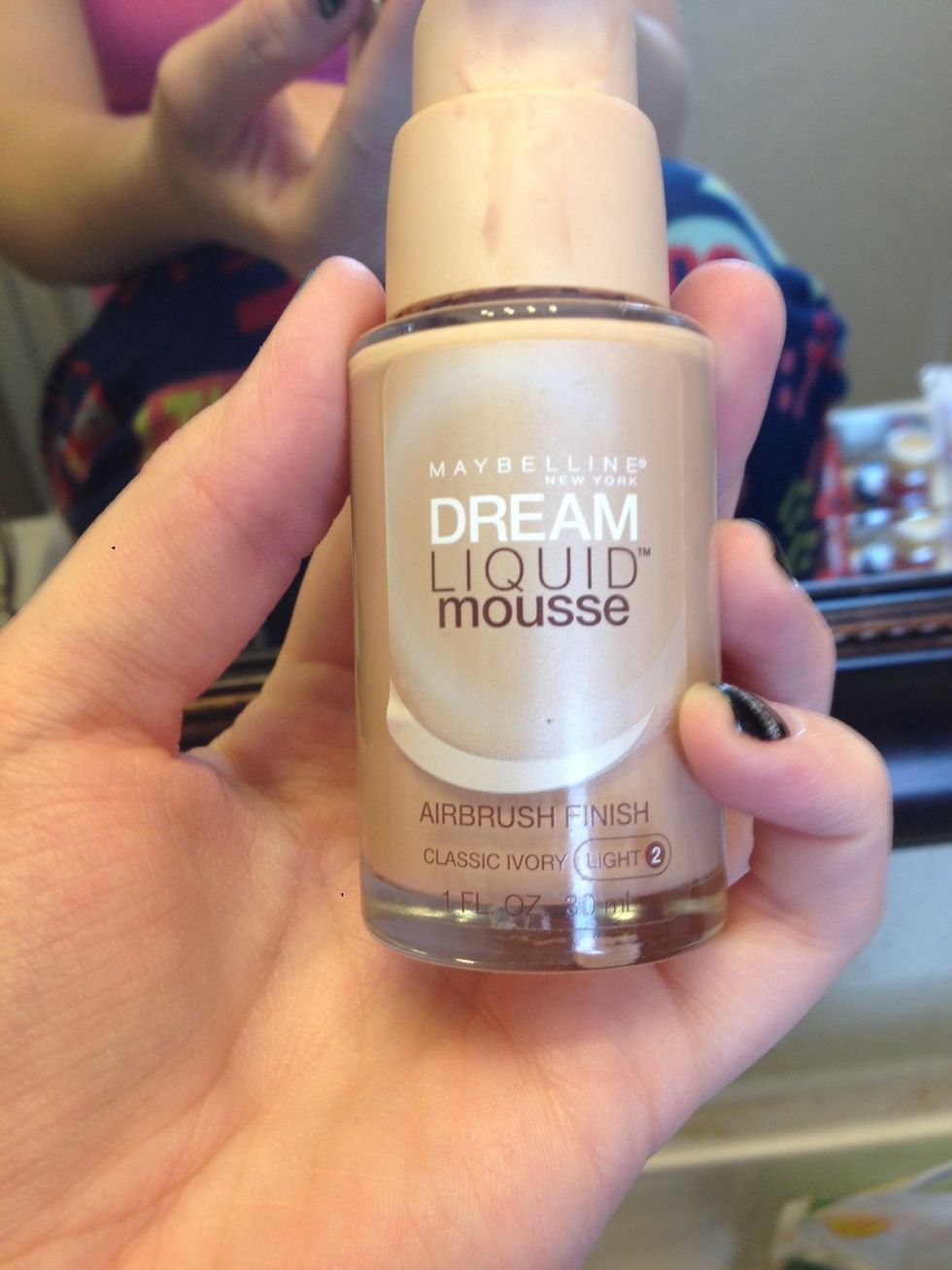 Take your liquid foundation..