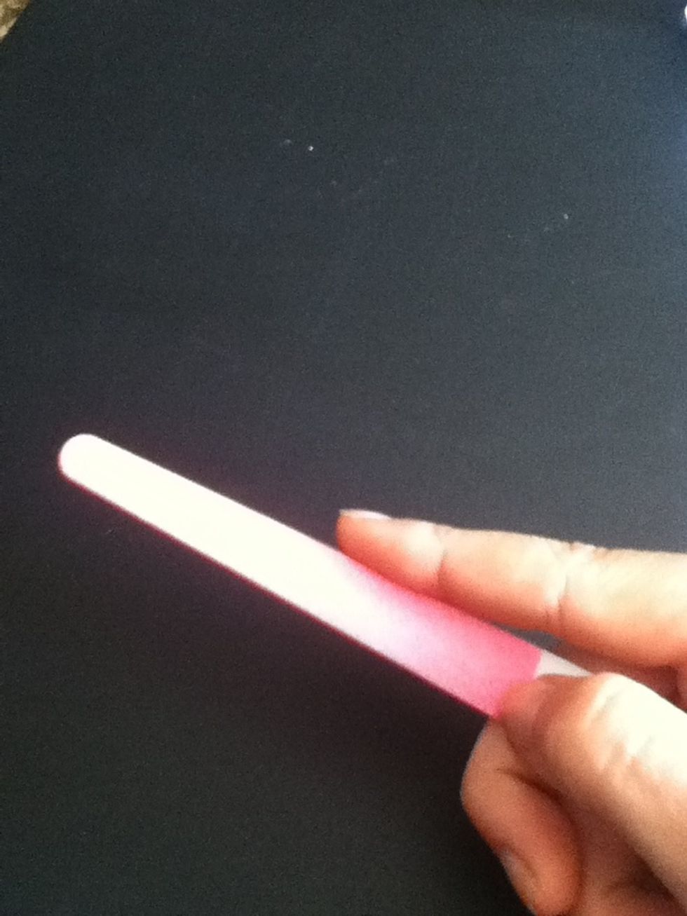 Take your nail file