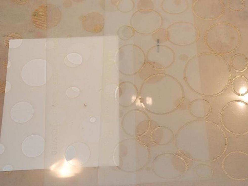 Take your Orbital Stencil Stack and a white paper(a little glossy paper)
