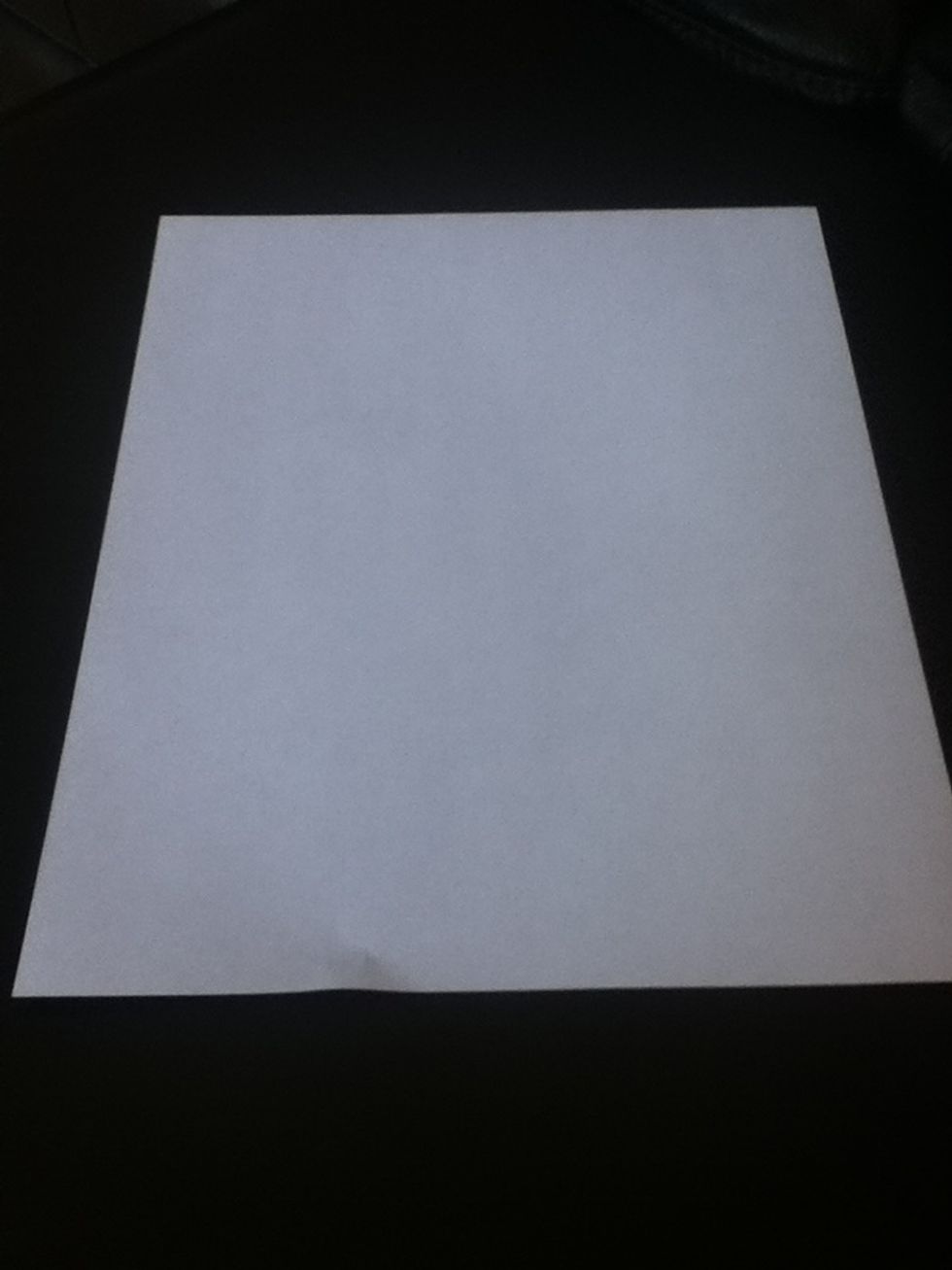 Take your piece of paper...