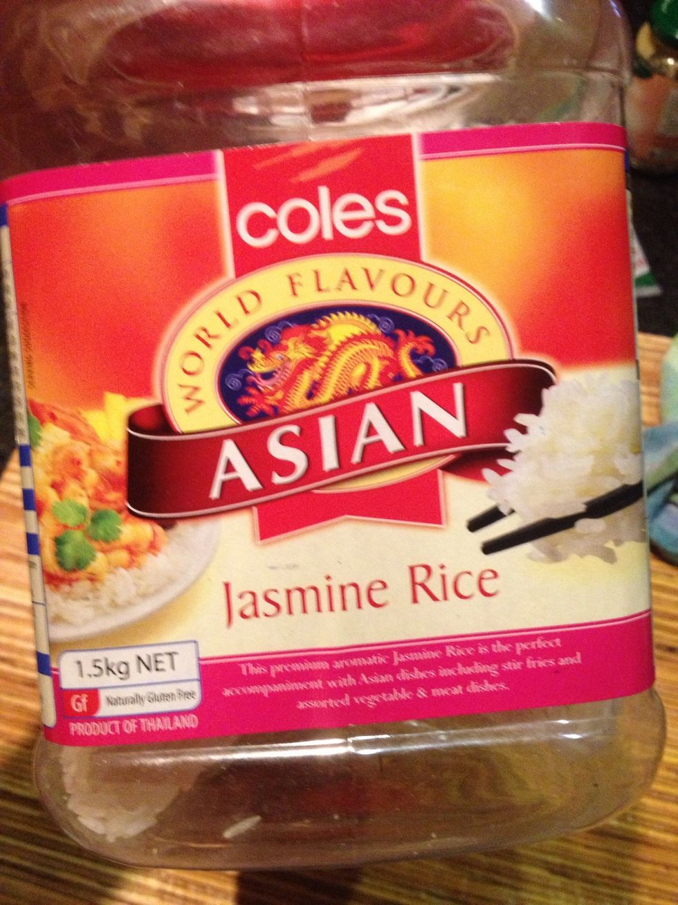 Take your rice I use jasmine rice