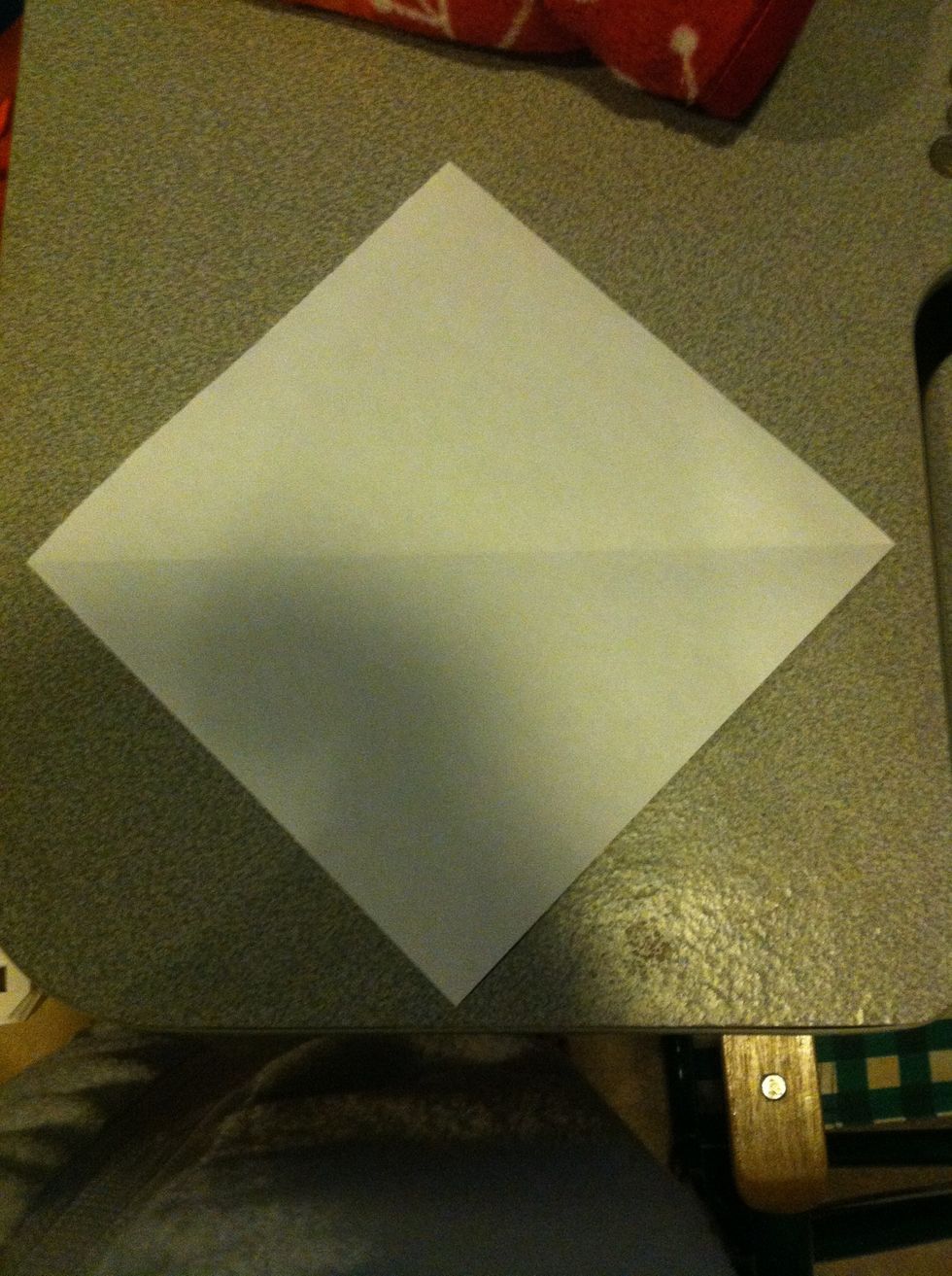 Take your square piece of paper. . .