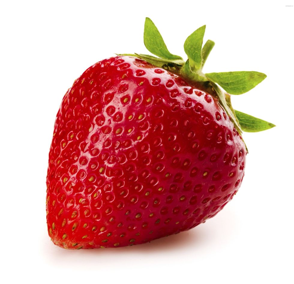 Take your strawberries and clean them