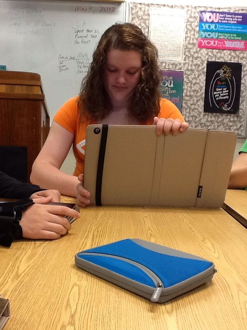 Taking a picture with Camera in the back