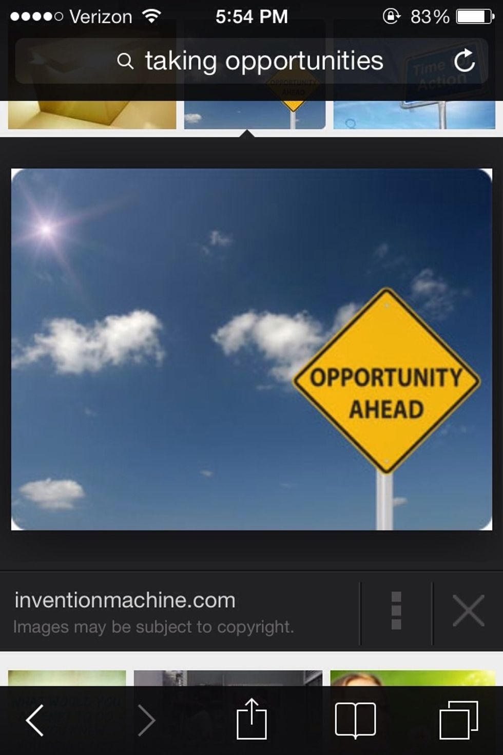 Taking any opportunities that may be given to you so you can take every chance you get to succeed will help so you can go further.