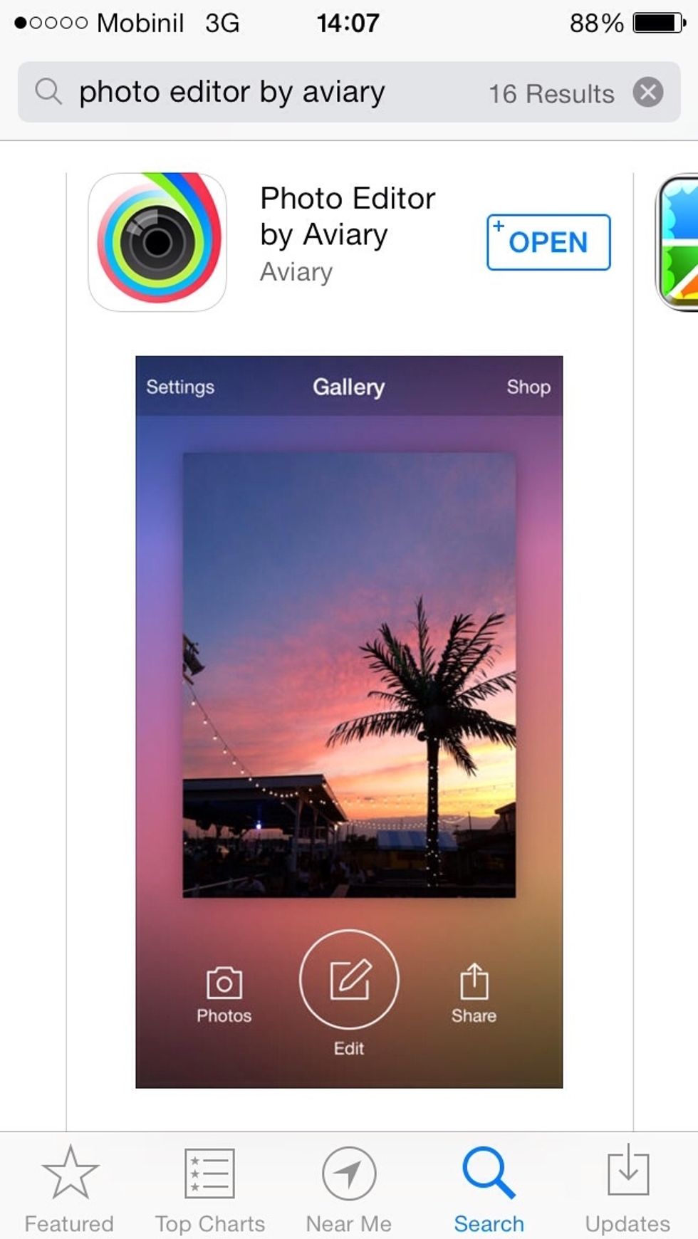 Tap at (download) but i have open because i have downloaded it