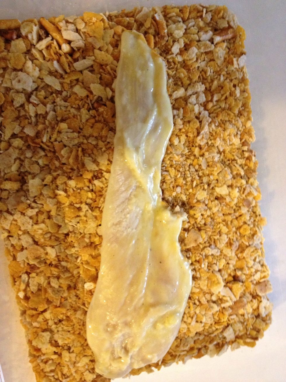 Tap both sides on crumbles