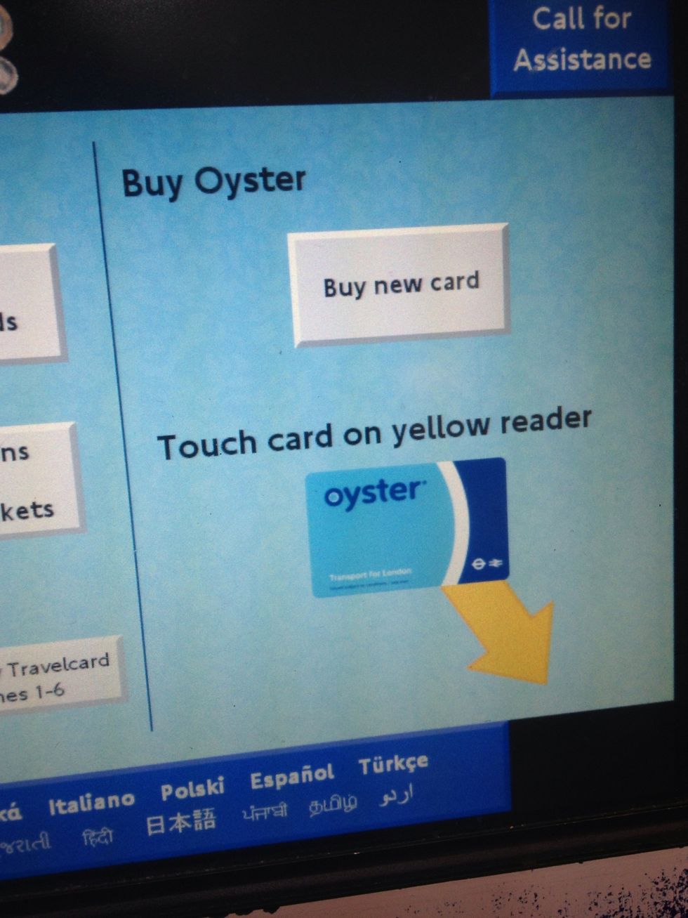 Tap "Buy New Card"