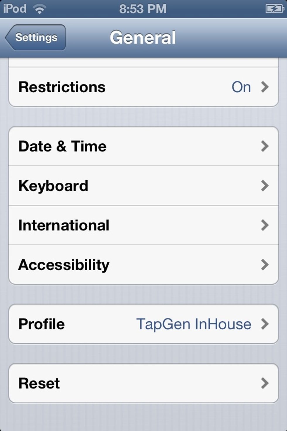 Tap "Keyboard"