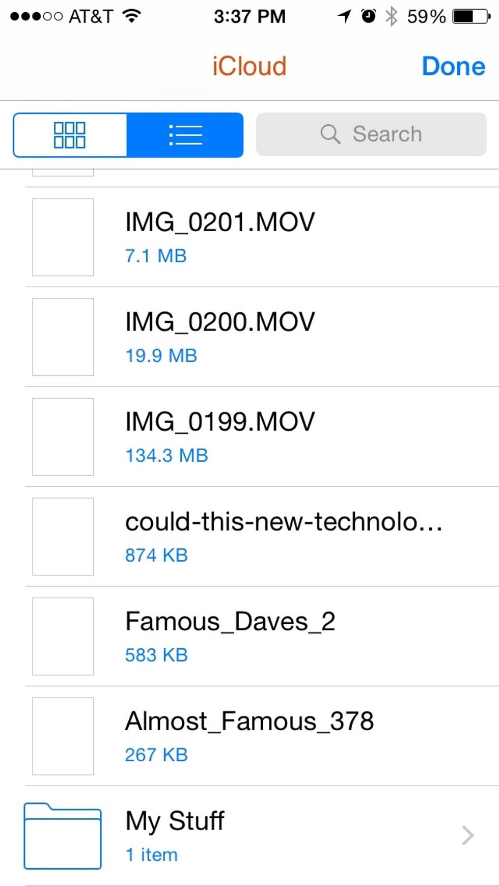 Tap on a photo or video to import it!