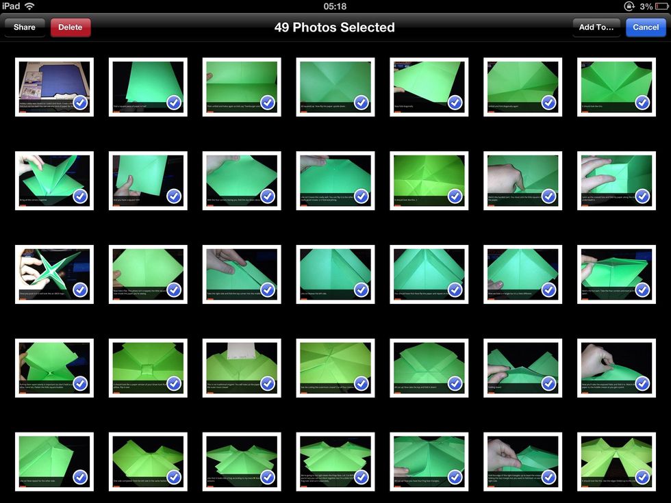 Tap on all the photos from the snap guide you want to save, click add to( near top right) and click add to new album. Give the guide a title, tap OK and your done!