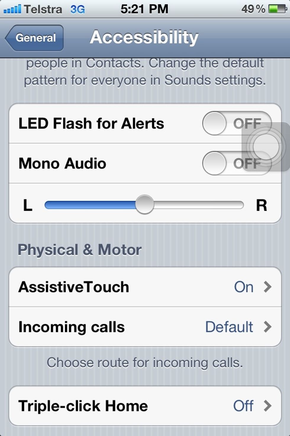 Tap on AssistiveTouch