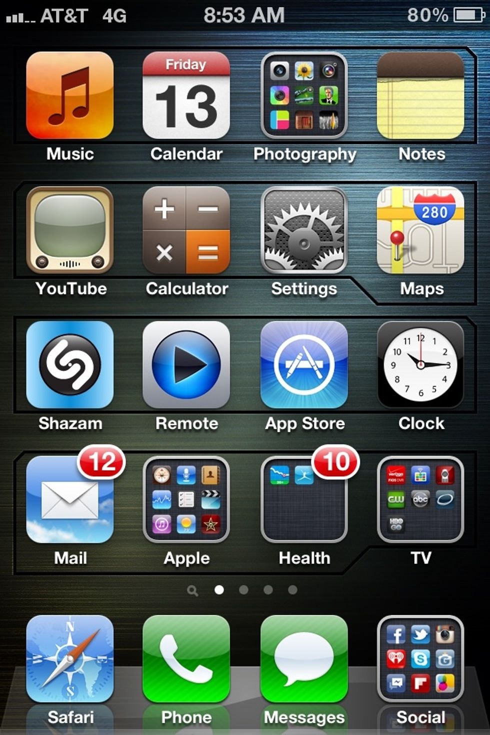 Tap on the App Store app.