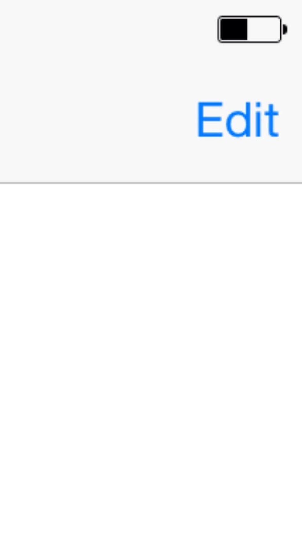Tap on the contact for yourself and tap edit in the top right (make a contact for yourself if needed)