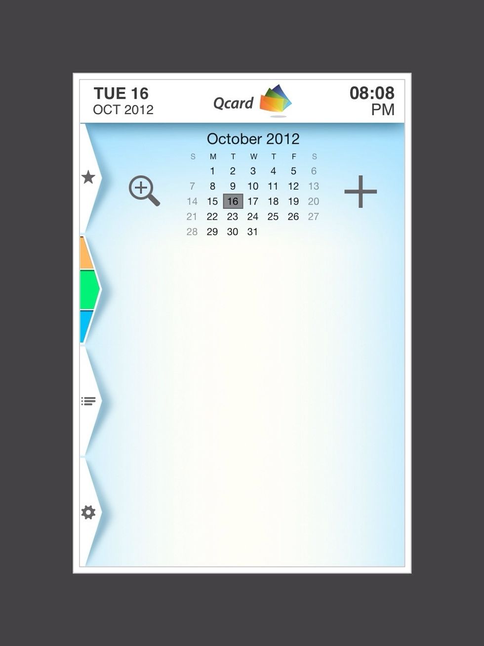 Tap on the large "+" sign on the right hand side.
