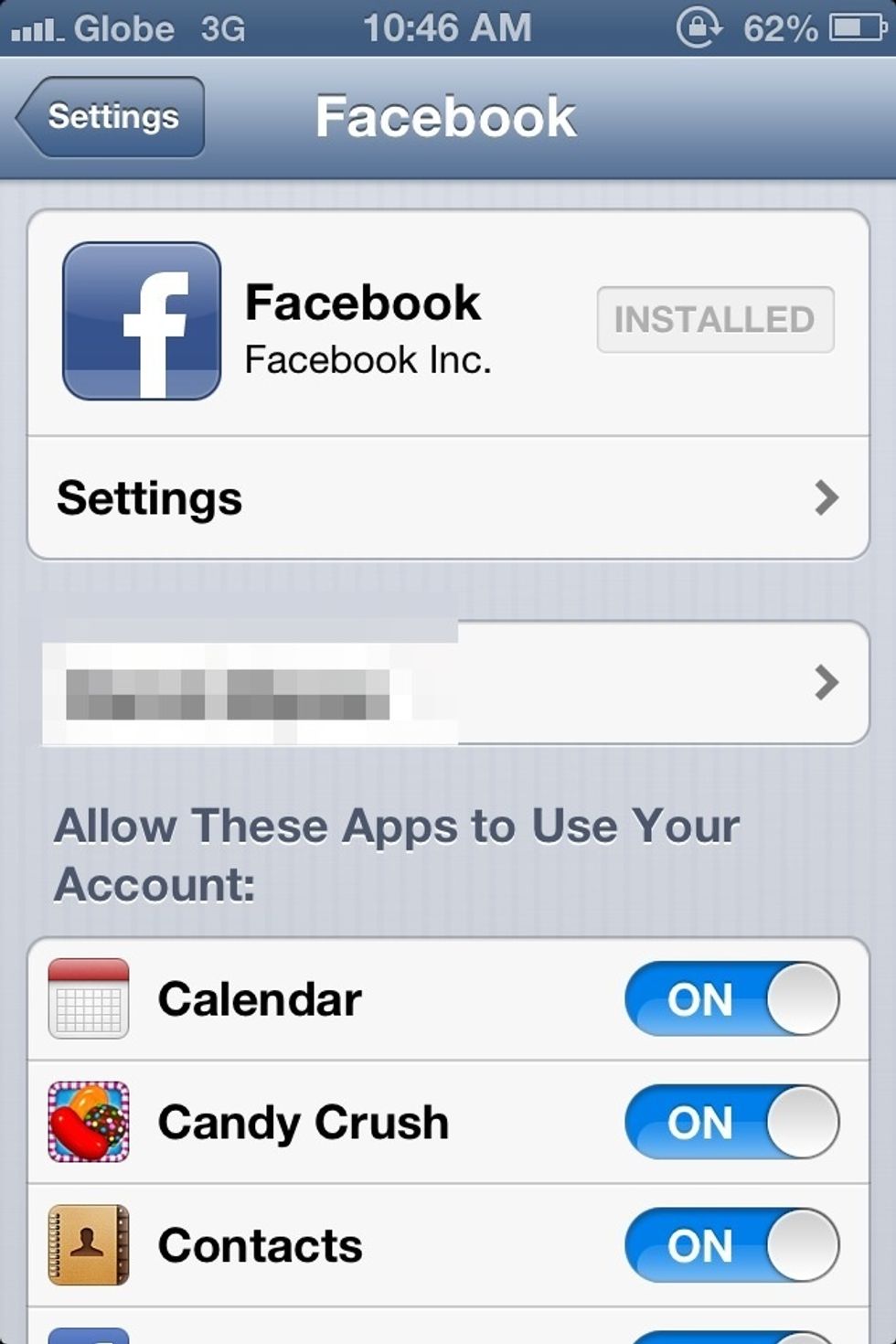 Tap Sign in (i hide mine for privacy concern). Login your facebook account. All Steps are same with Twitter Account.