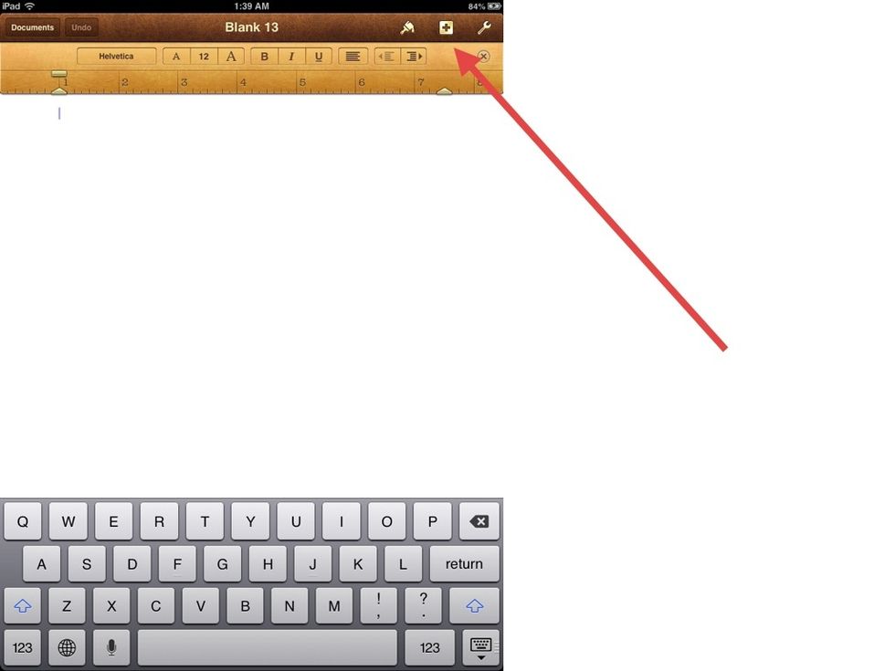 Tap the BROWN PLUS to add a TABLE.