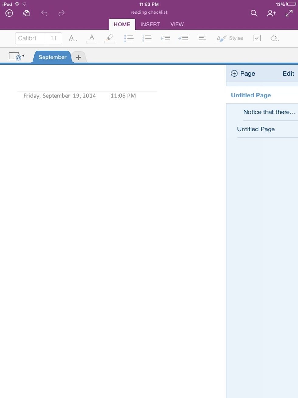Tap the left arrow in the top left hand corner of the screen to enter the file menu.