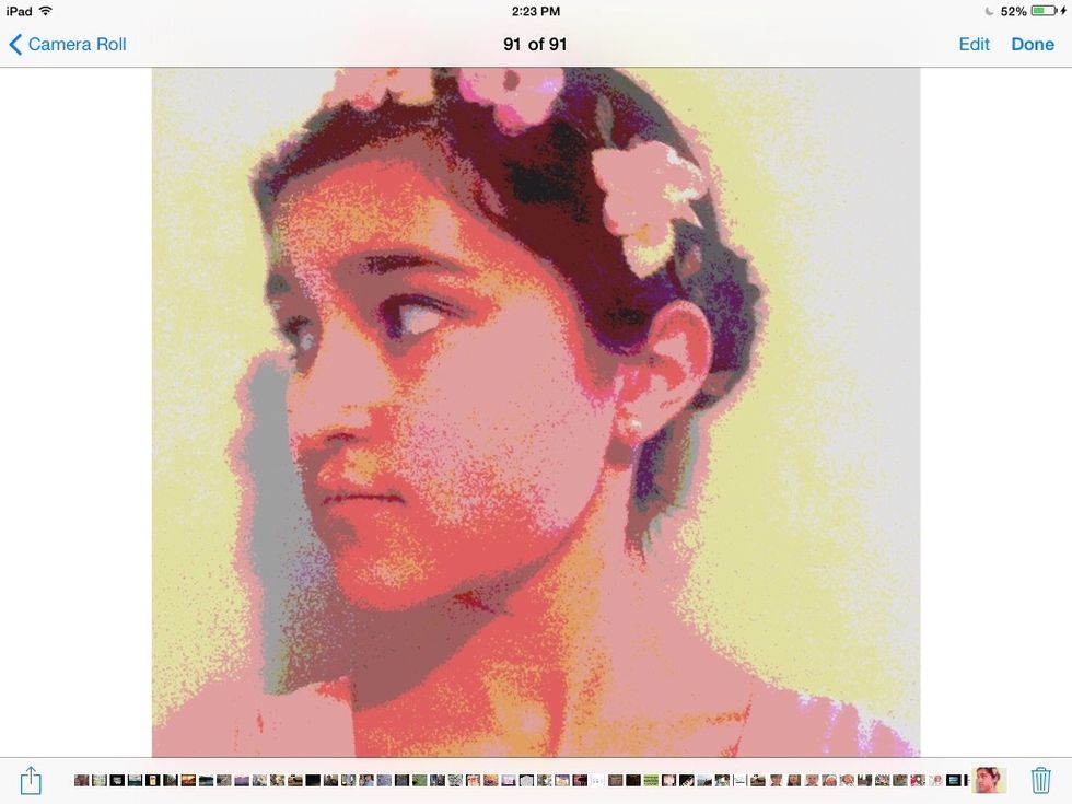 Tap the picture of your choice in the camera app