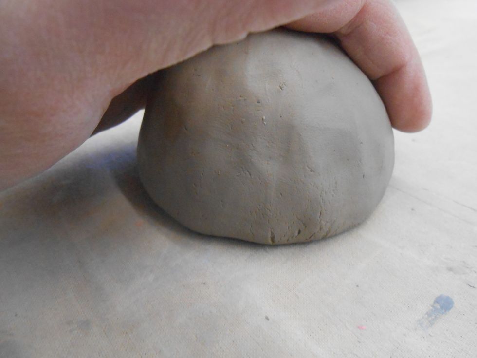 tap the rim down so it is flat