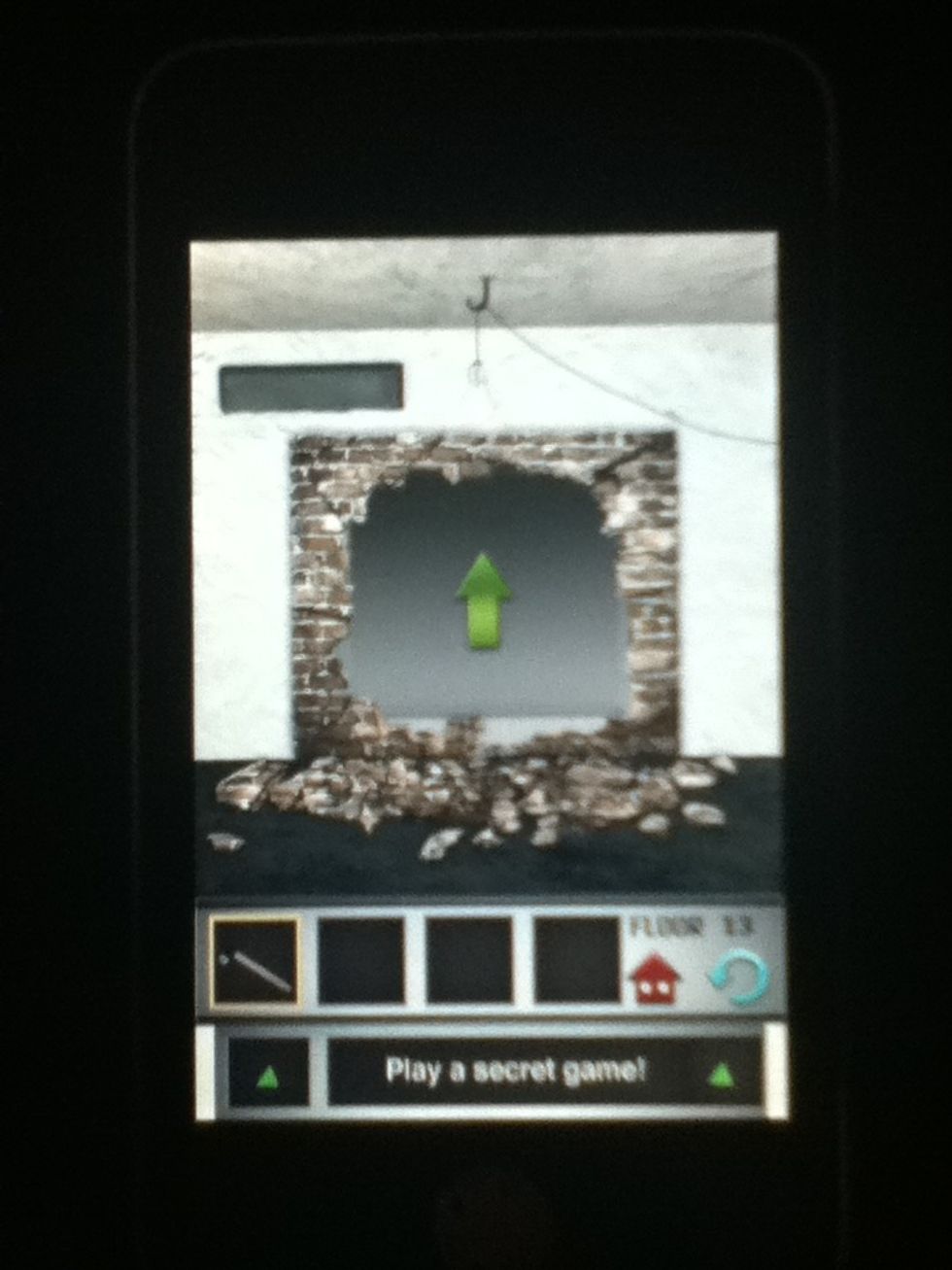 Tap the wall 5 times