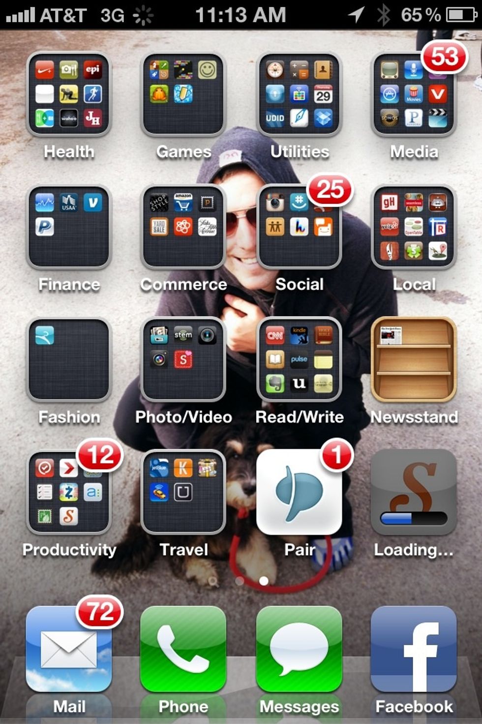 Tap your fingers while the app downloads. Or, mentally debate how to better organize your app folders.
