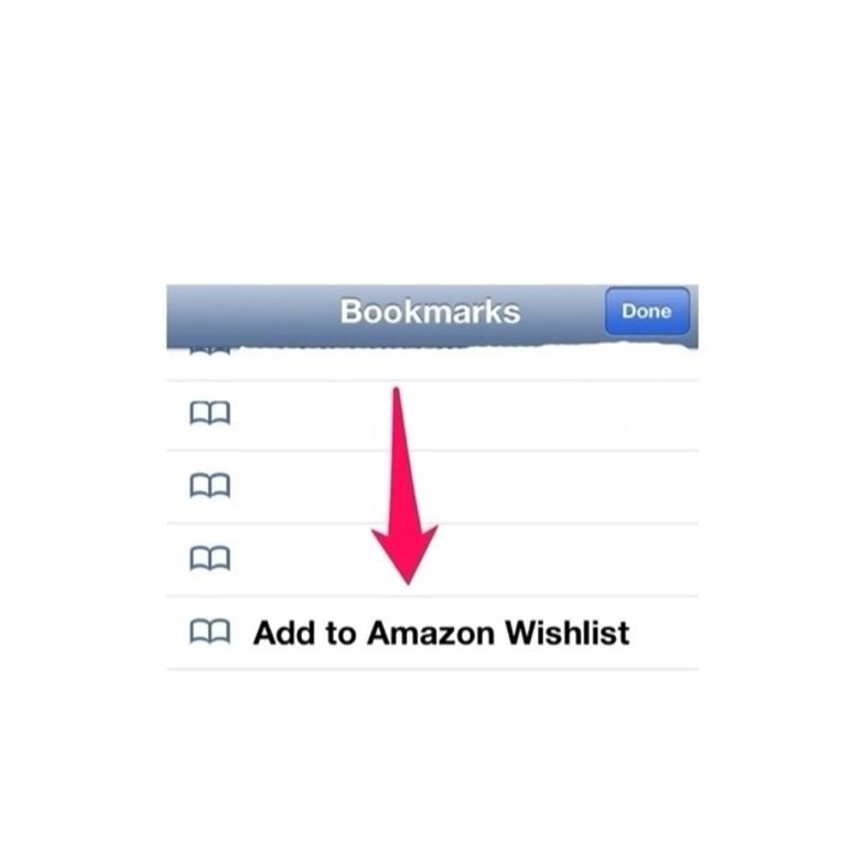 Add amazon wishlist button iphone