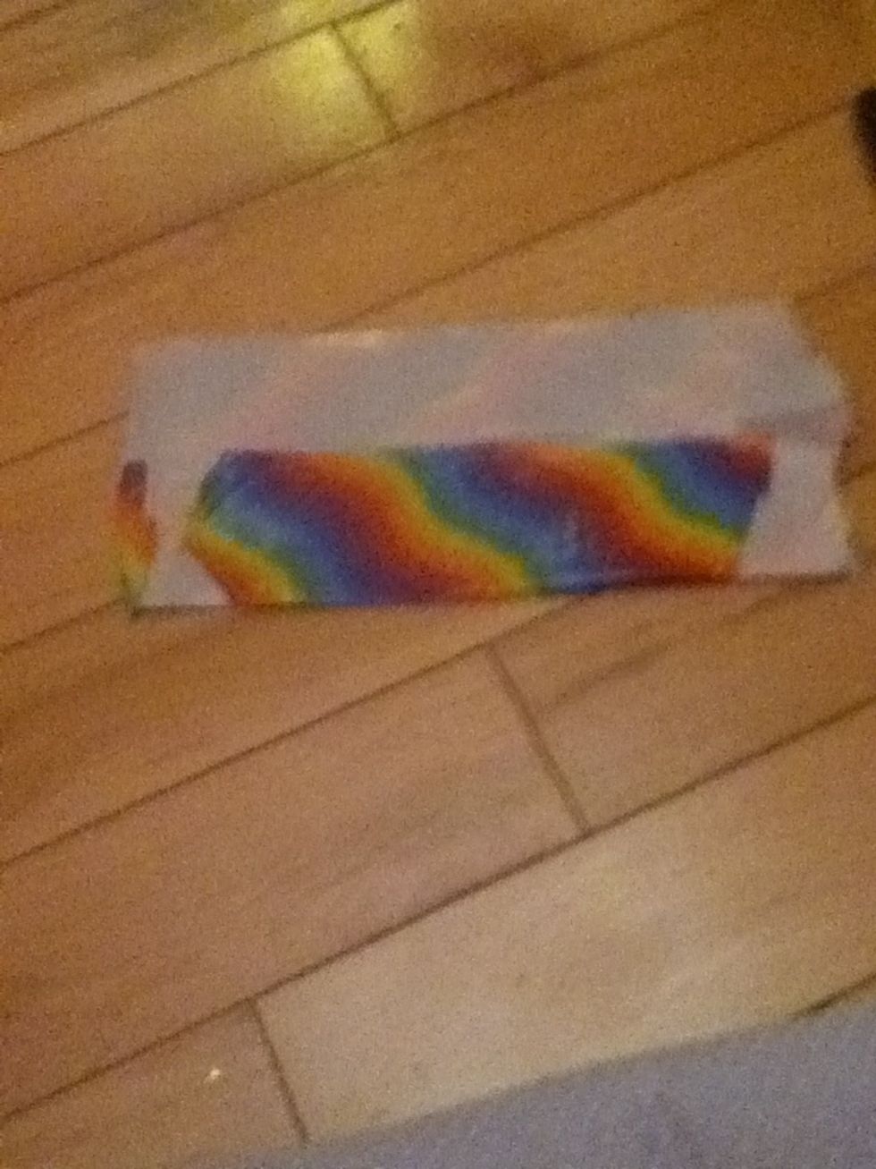 Tape a small pice on to the back of the first