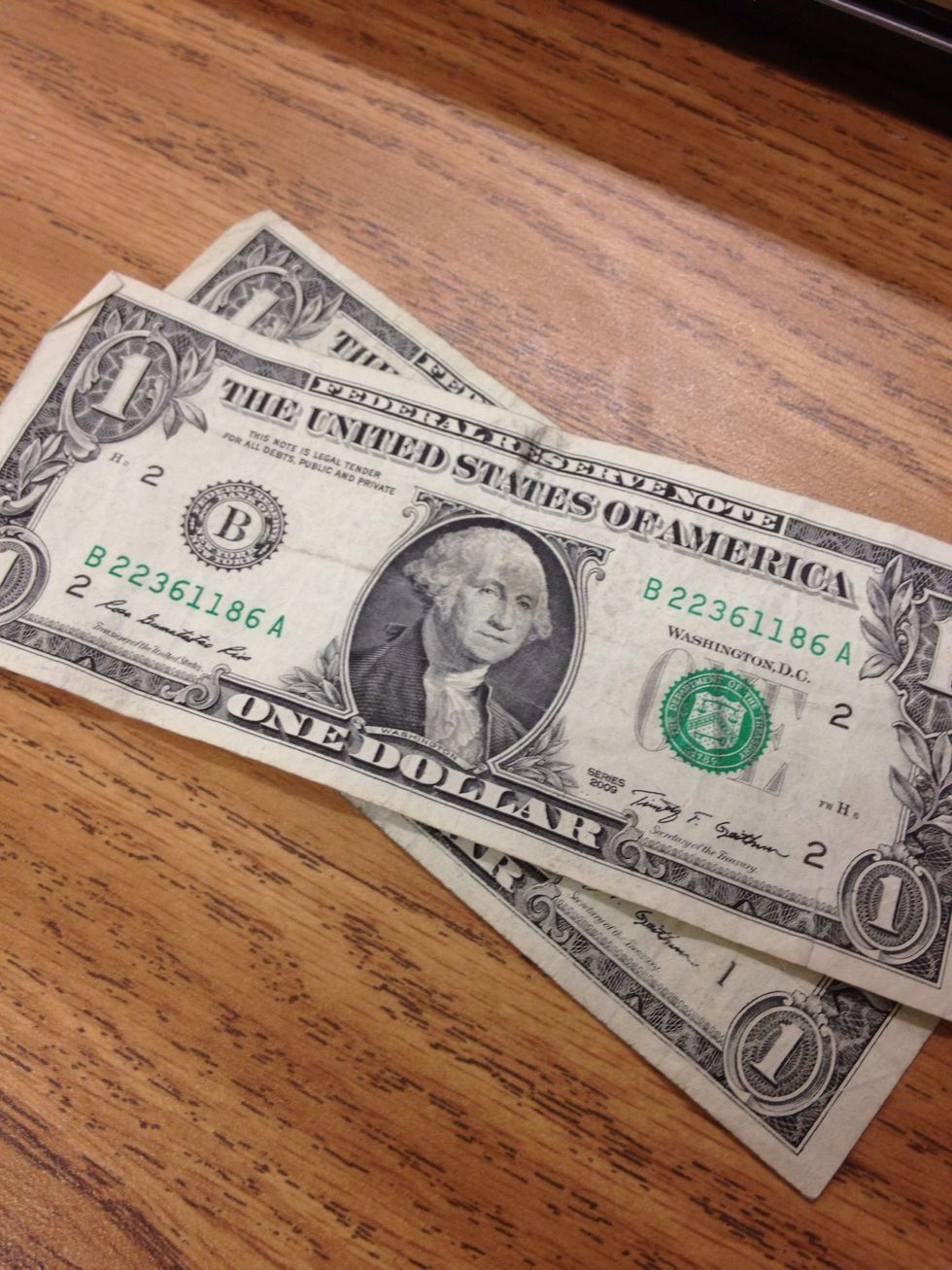 Tape dollar bills to a soda machine so a stranger can have a free drink.