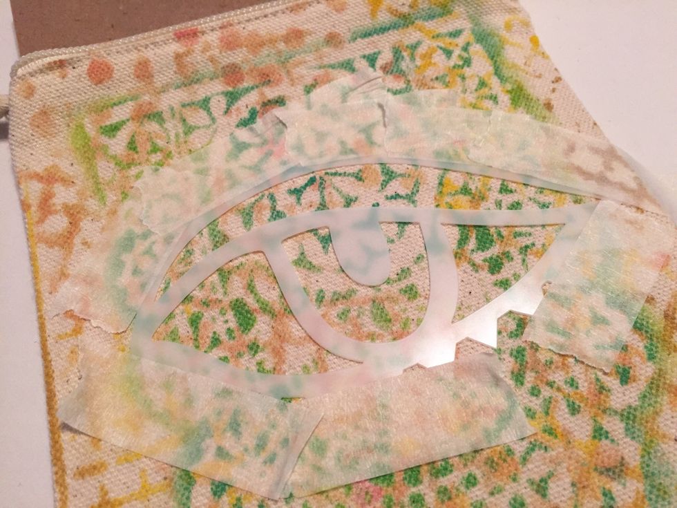 tape Eye Bits to center of bag.