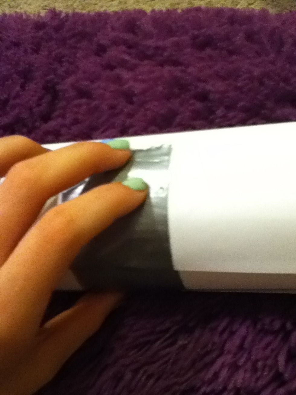 Tape on second sheet