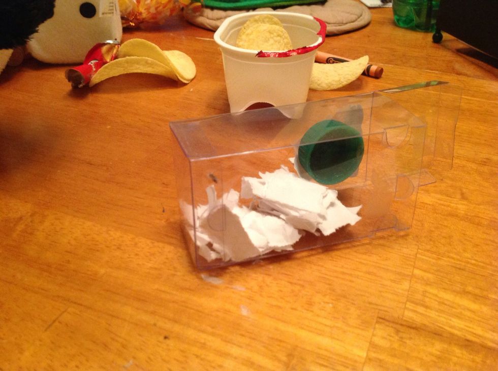 Tape one cap in your box