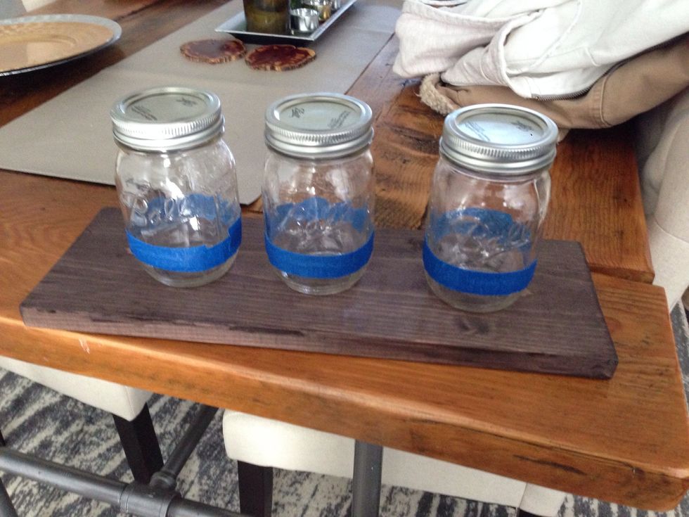 Tape the bottom with painters tape