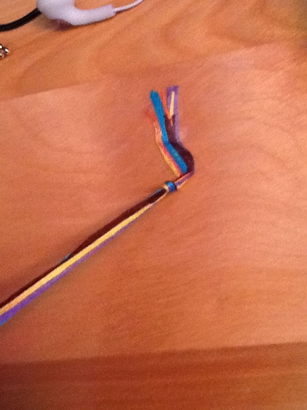 Tape the top to a hard surface.
