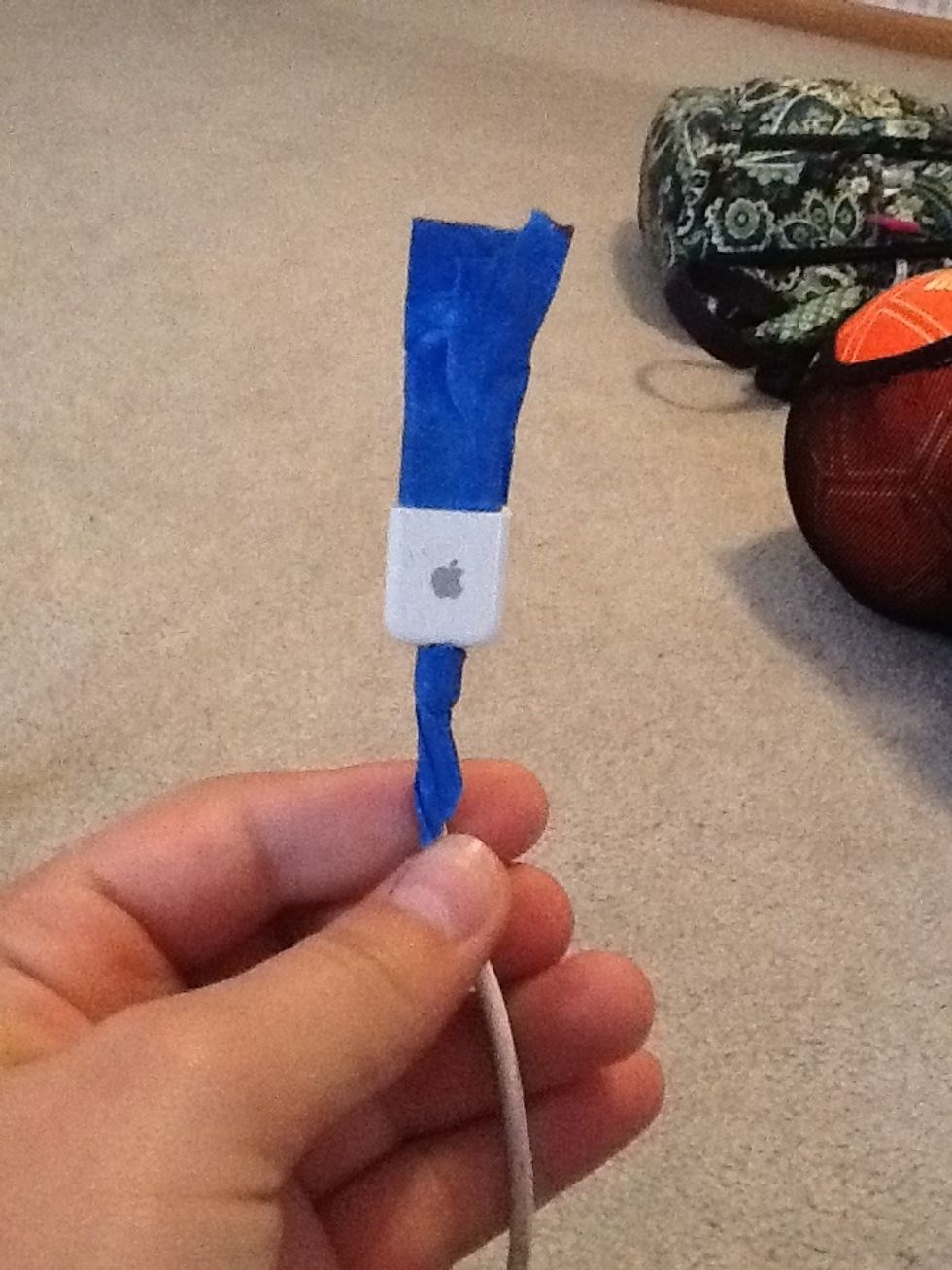 Tape up both ends. This step is a must