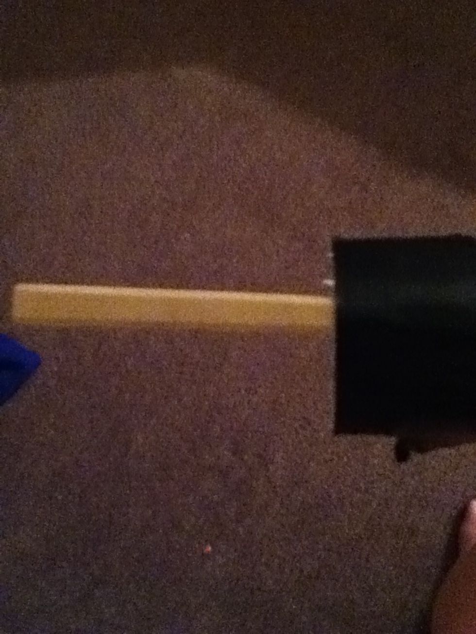 Tape where u want the paint or what ur using to end