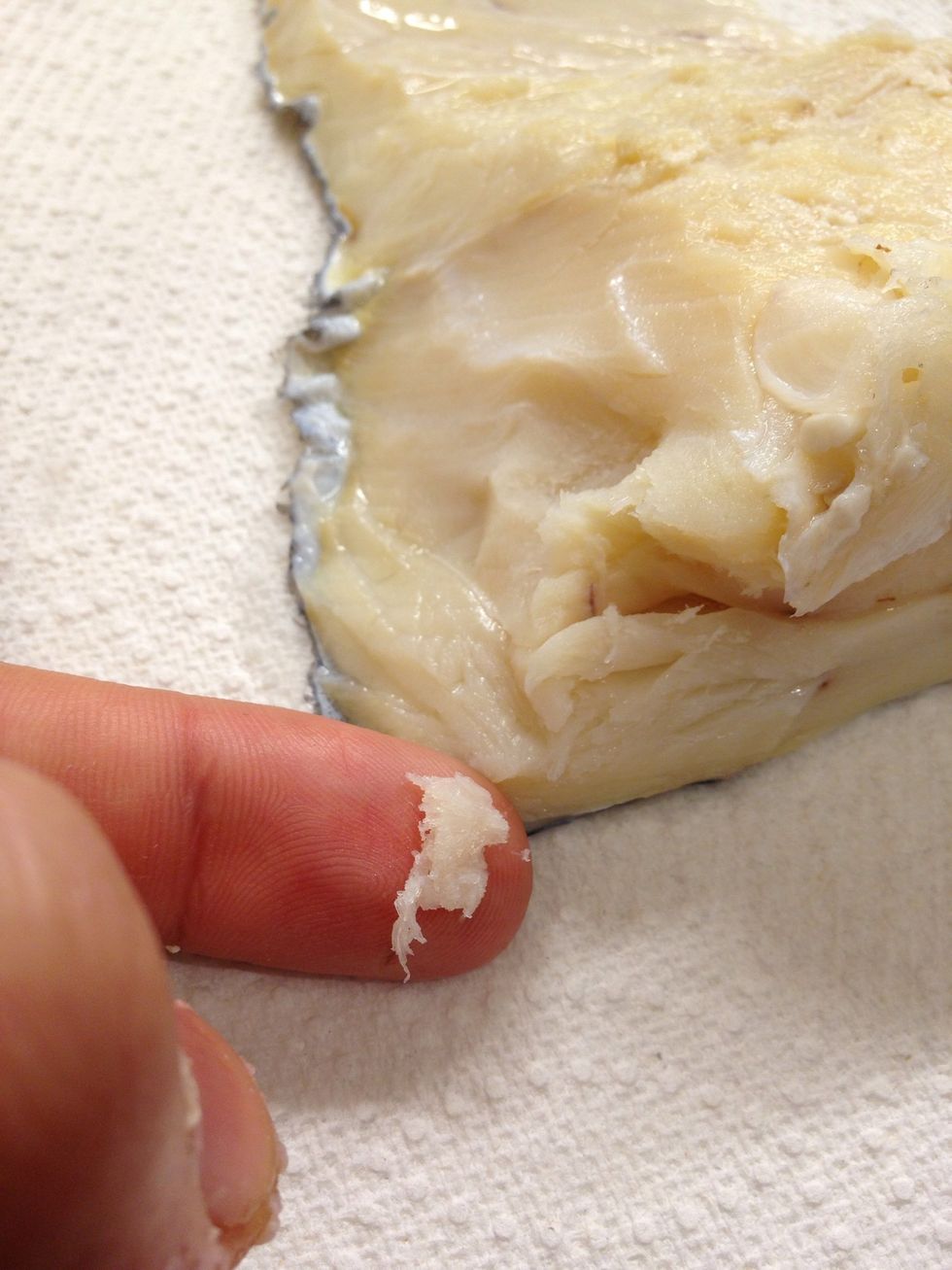 Taste a little bit to see how salty it is. If it is really salty it needs more changes of water.