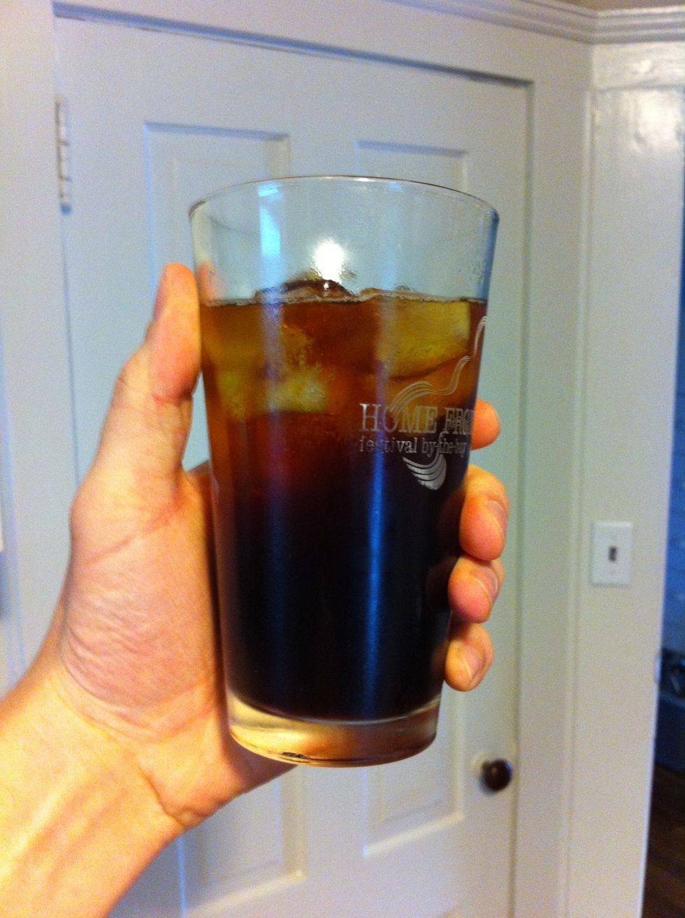 Taste. You will be amazed at how delicious this is. The ice essentially locks in the coffees flavor when it cools it. Large batches last 24 hours. Sorry if I've ruined all other iced coffees for you!