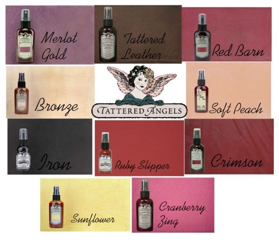 Tattered Angels Mists (Glimmer, Plain Jane, and Chalkboard) used in this project.